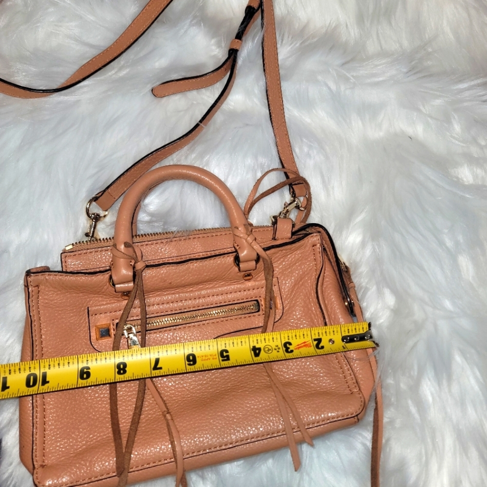 Rebecca Minkoff Micro Regan Satchel DESERT Tan Crossbody bag